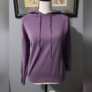 Women's Purple Hoodie Sweater Asian XL, US M